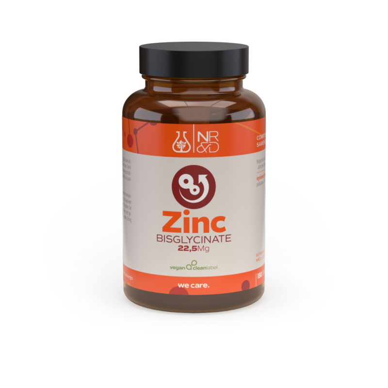 [Nutrilogics] Zinc bisglycinate 22,5mg (180 gélules)