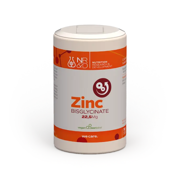 [Nutrilogics] Zinc bisglycinate 22,5mg (180 gélules)