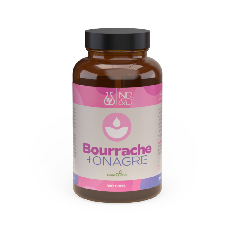 [NutriLogics] Bourrache + Onagre (250 capsules molles)