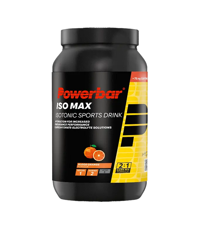 [Powerbar] Isomax (1200g) Blood Orange (with caffeine)