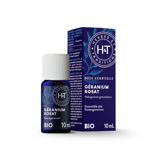 [H&T] HE Géranium rosat Egypte Bio (10ml)