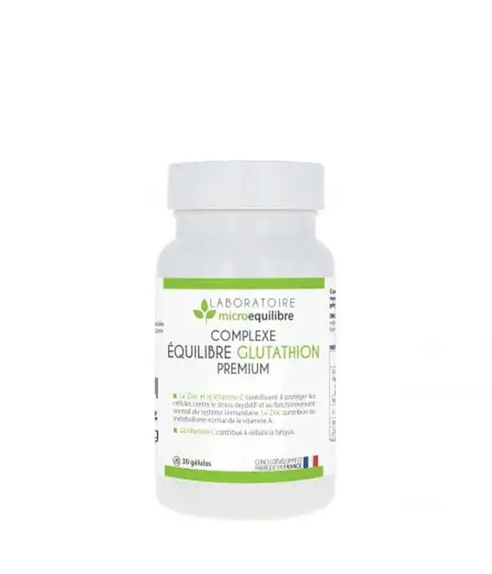Complexe Équilibre Glutathion premium (30 gélules)