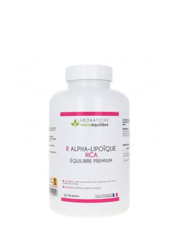 R Alpha Lipoïque HCA Équilibre Premium (180 gélules)
