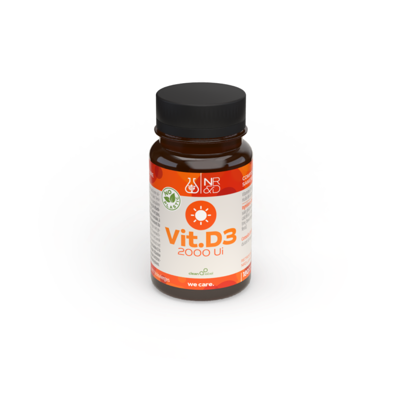 [NutriLogics] Vit D3 (2000UI) (180 perles)