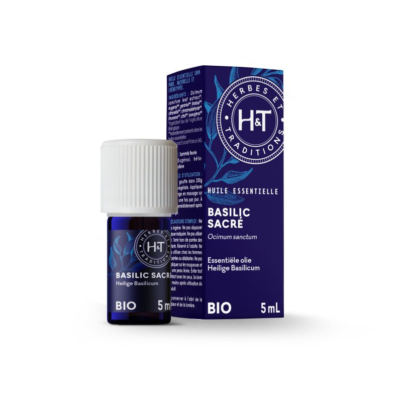 [H&T] HE Basilic sacré Bio (5ml)