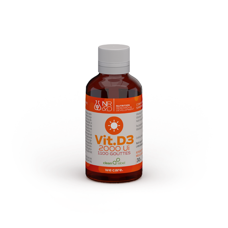 Vit D3 2000 UI (1100 gouttes)