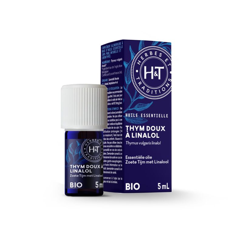 HE Thym doux à Linalol Bio 5mL  (Aromathérapie - Huiles essentielles)
