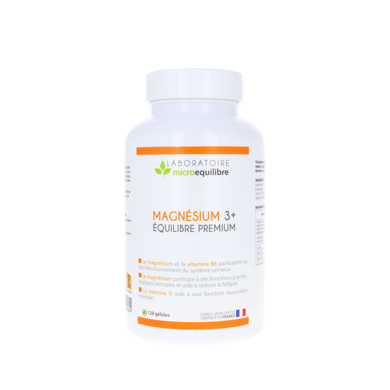 [Micro-Équilibre] Magnésium 3+ (120 gélules)
