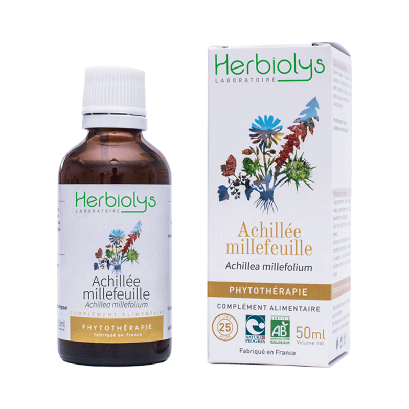 [Herbiolys] Achillée millefeuille - Extrait de Plante fraîche Bio (50mL) 