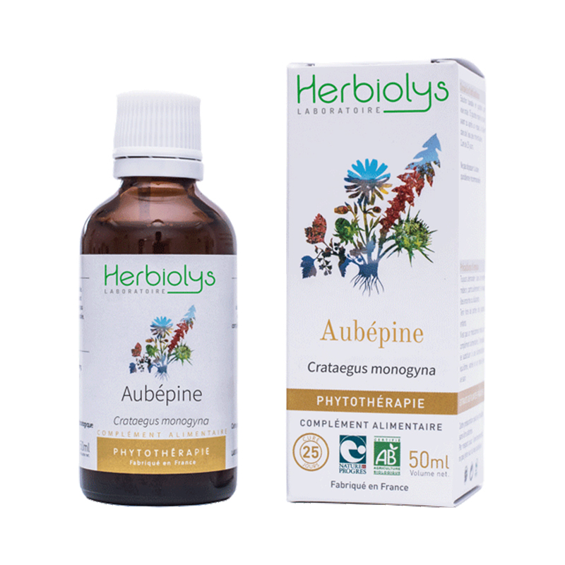 [Herbiolys] Aubépine - Extrait de Plante fraîche Bio (50mL)