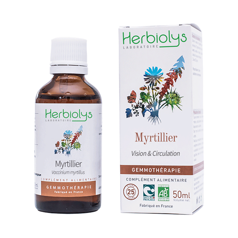 Myrtillier Bio - gemmothérapie - (50mL)