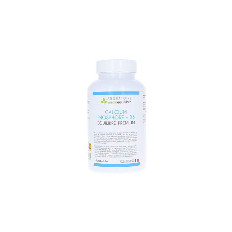 Calcium Phosphore D3 (120 gélules)