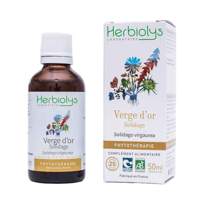 [Herbiolys] Solidage verge d'or - Extrait de Plante fraîche Bio (50mL)