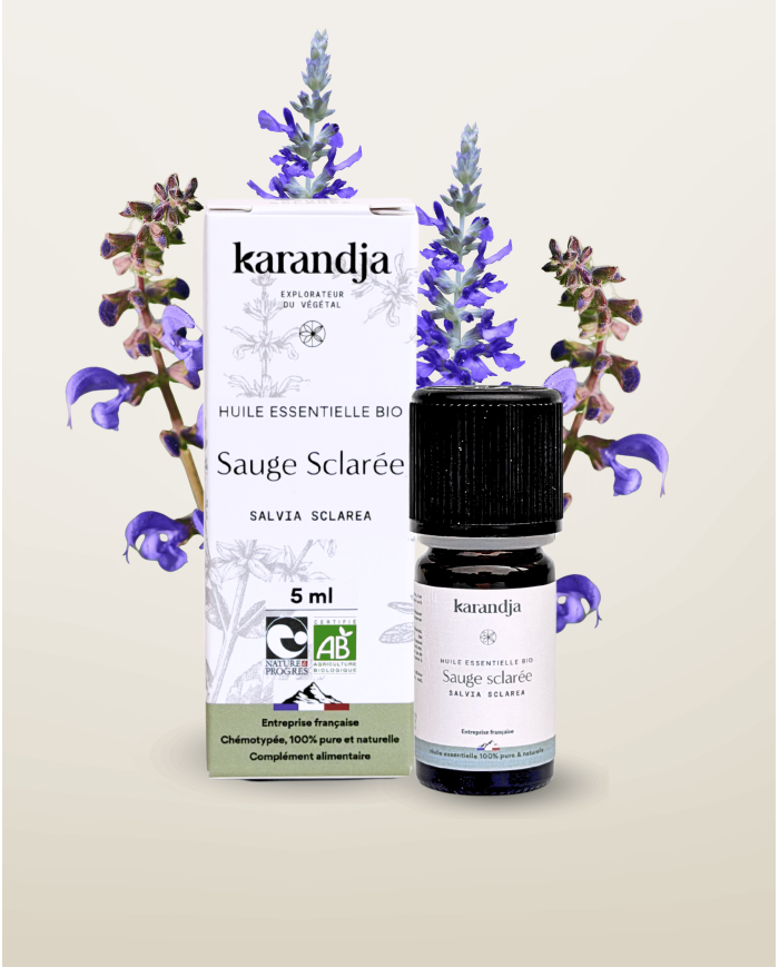 [Karandja] HE Sauge sclarée Bio (5ml)