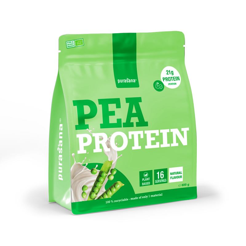 Protéines Végétales de Pois Bio (440g = 16 portions)