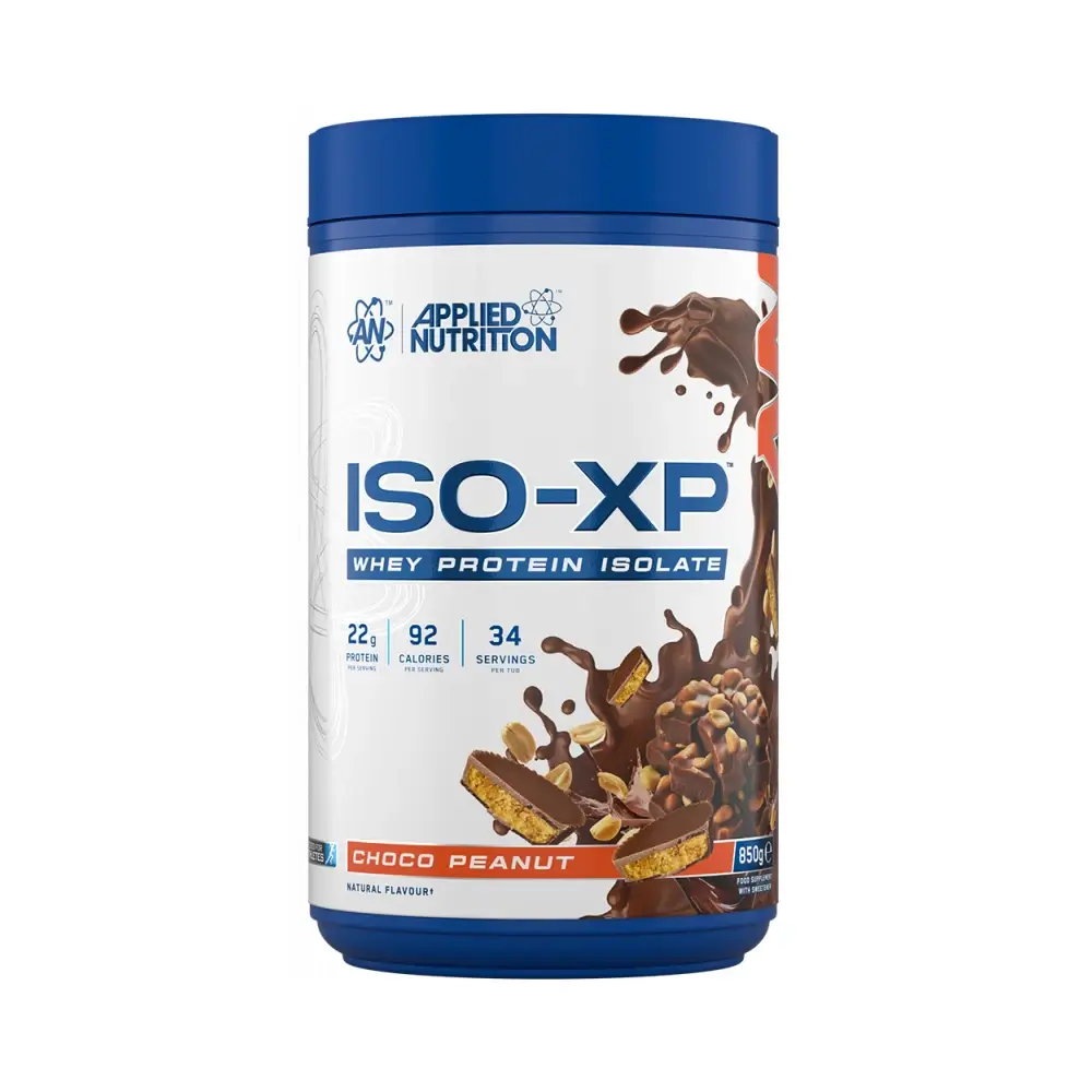 Iso-XP Whey Protein Isolate (850g = 34 portions) Choco Cacahuète