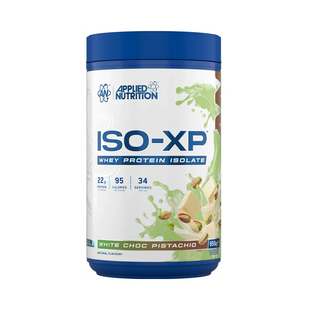 Iso-XP Whey Protein Isolate (850g = 34 portions) Chocolat blanc Pistache